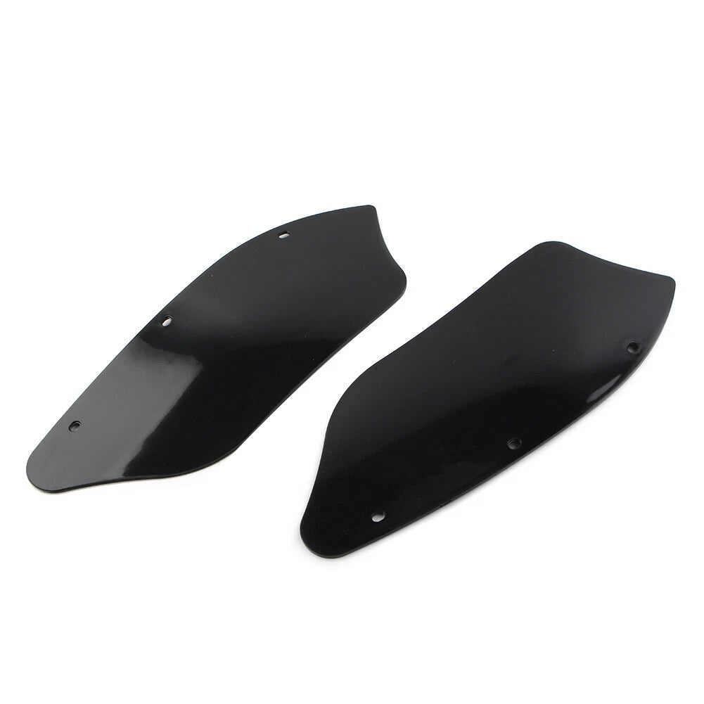 Batwing Fairing Wind Deflectors For Harley Dyna Heritage Softail Road King Black