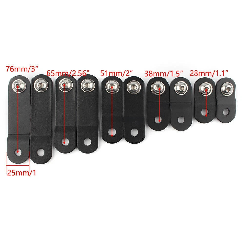 3" 76MM Gas Tank Riser Bracket Extension Lift Fit Harley Sportster 883 1200 Dyna