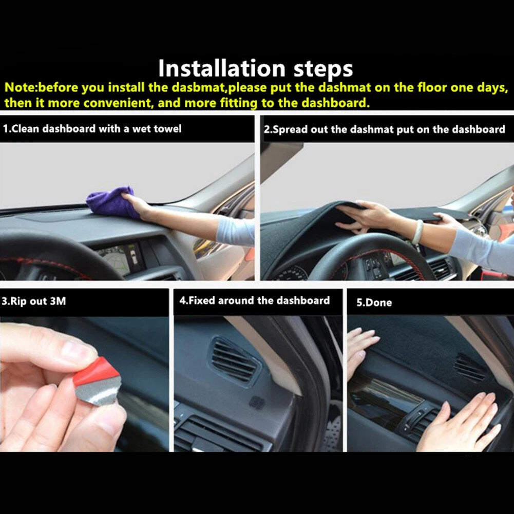 Dash Mat Dashboard Cover Dash Cover Mat Fit Kia Forte 2019-23 K3 Cerato 19-22