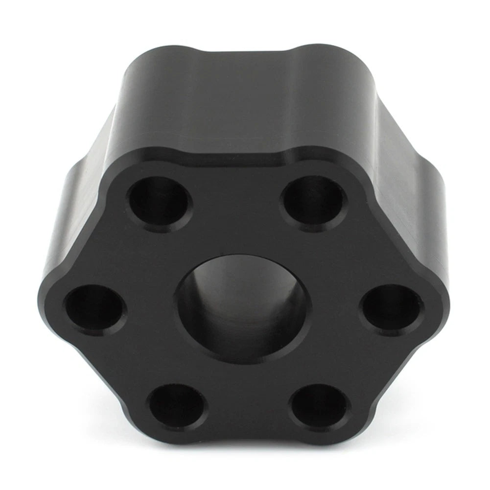 Black Solid Supercharger Coupler Isolator For Jaguar Land Rover 3.0L 2013-17