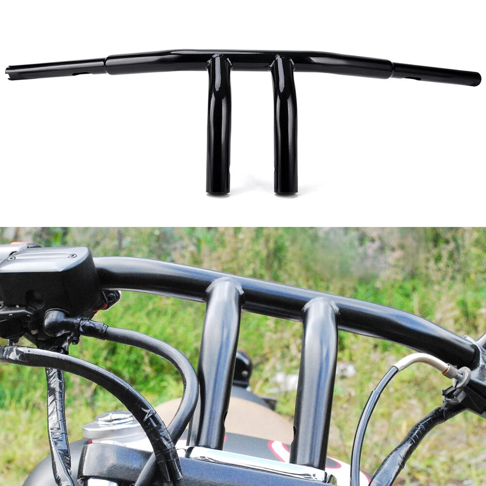 1 1/4'' 8" Rise T-Bars Handlebar Drag Bars For Harley Sportster XL1200 883 Dyna
