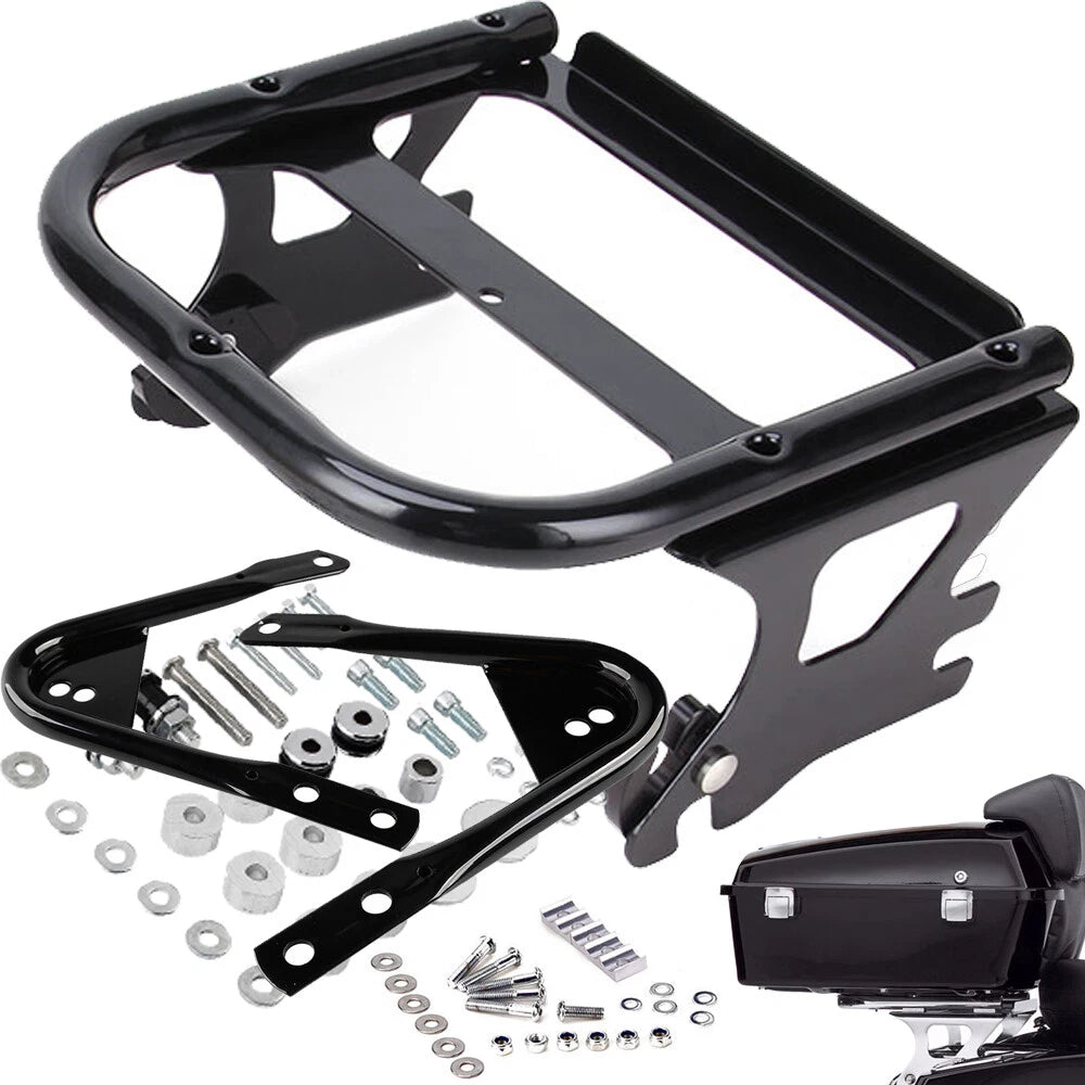 Quick Detach Two up Tour Pack Rack Mount + Docking Kits For Harley 97-08 Touring