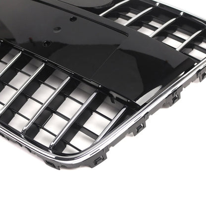 1 Piece Front Bumper Radiator Vent Grille For Audi Q7 2005-2015 Chrome