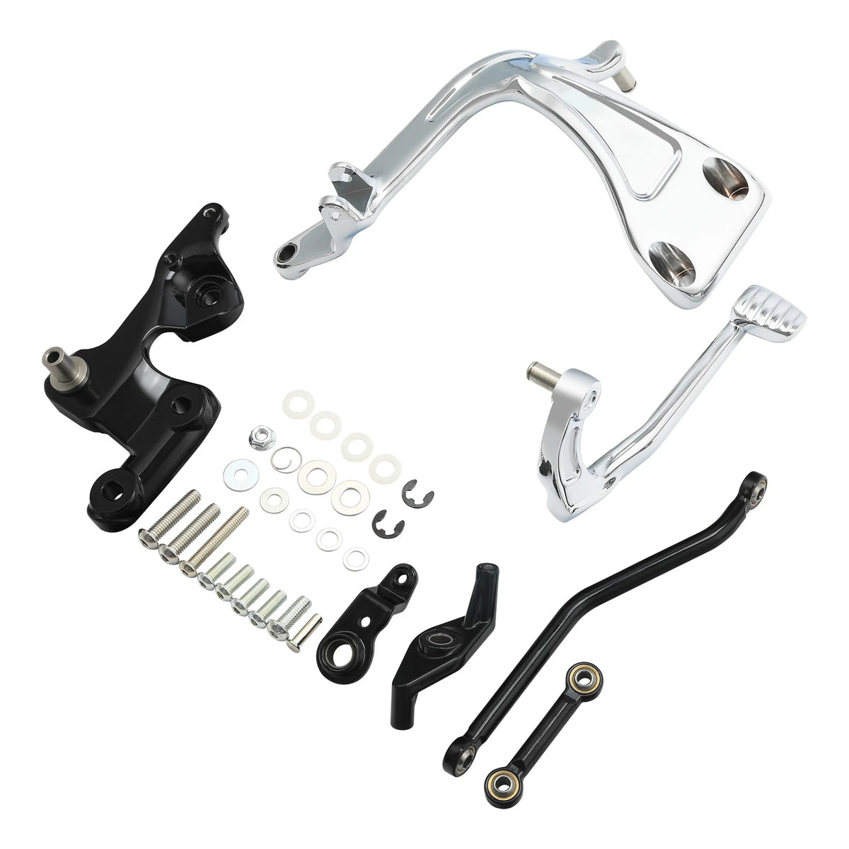 Mid Controls Brake Side Kit Fit For Harley Fat Bob FLSB FXFB FXFBS 2018 -2025 22