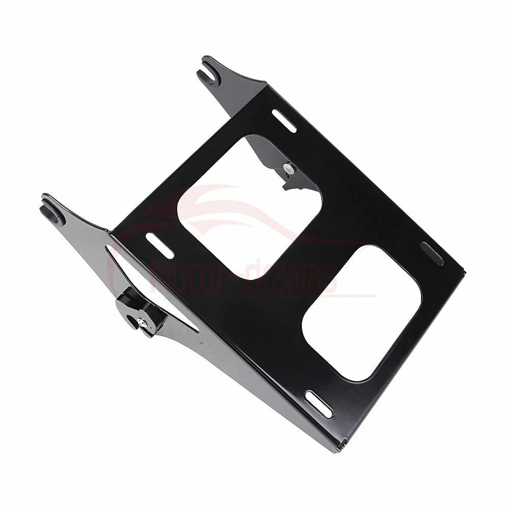 Two Up Tour Pack Mount Luggage Rack + Docking Kit For Harley Touring 2014-2023