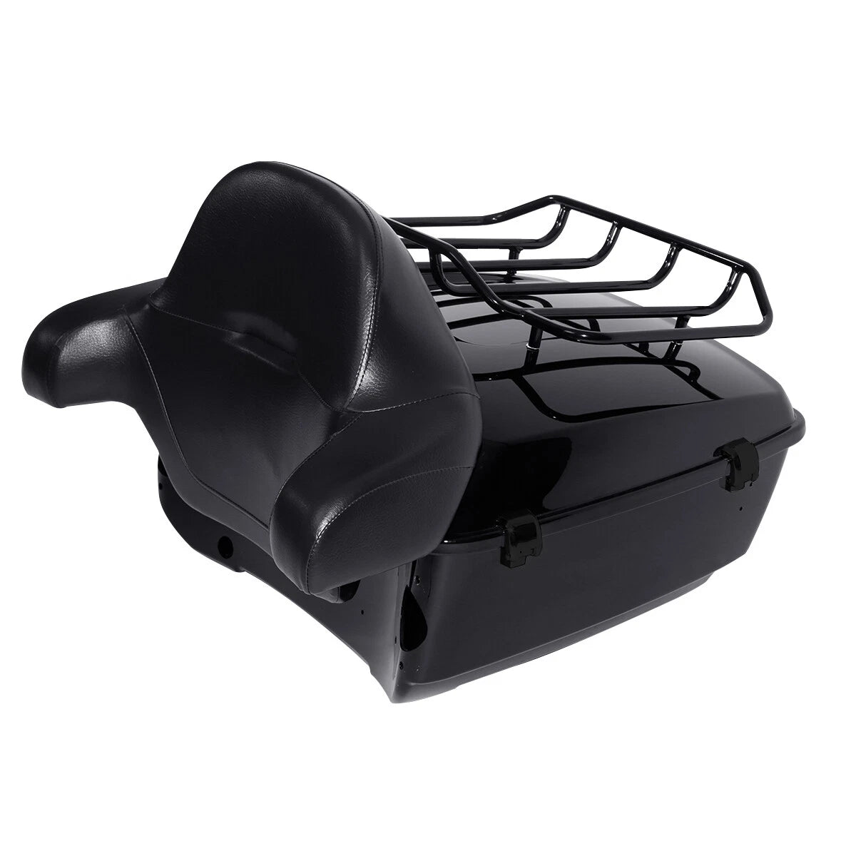Black King Trunk Pad Mount Rack Docking Kit Fit For Harley Touring 2014-Up 2024