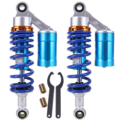 Pair 11" 280mm Air Shock Absorbers Suspension Universal Motorcycle ATV Dirt Bike