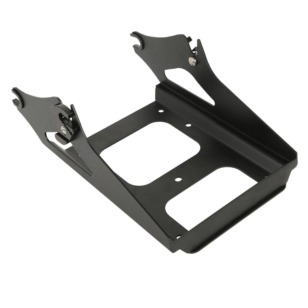 Chopped Trunk Mount Rack Docking Kit Pad Fit For Harley Street Road Glide 09-13