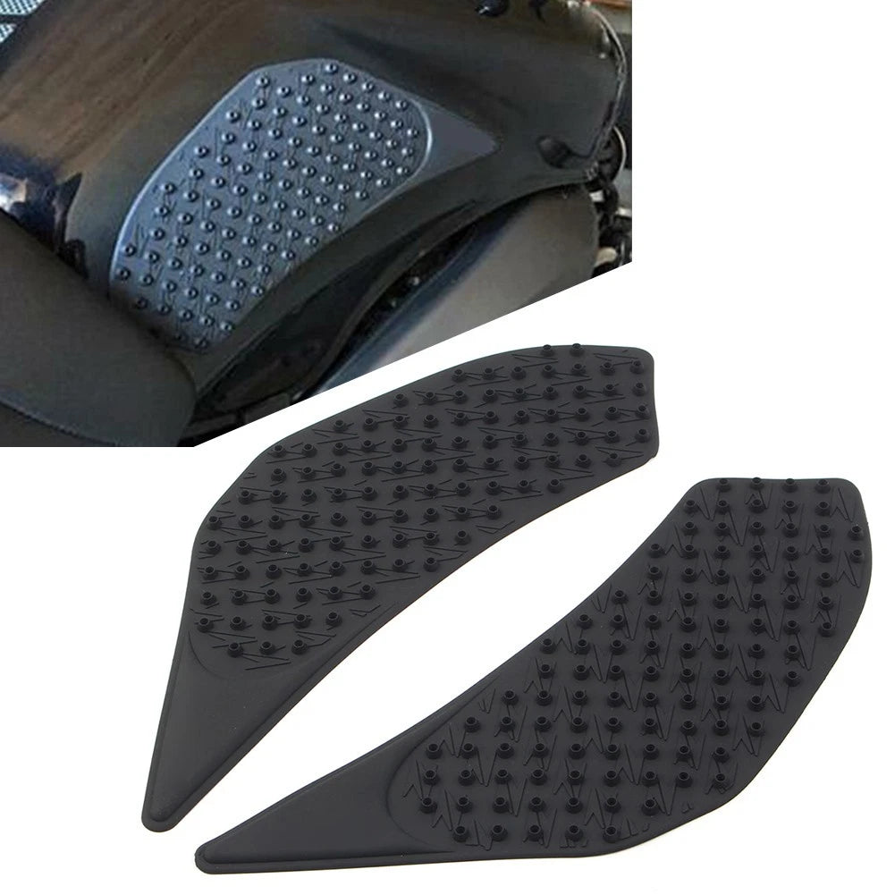Gas Tank Side Pad Fuel Grip Decal Sticker Protector Fit Yamaha FZ6 2006-10 Pair