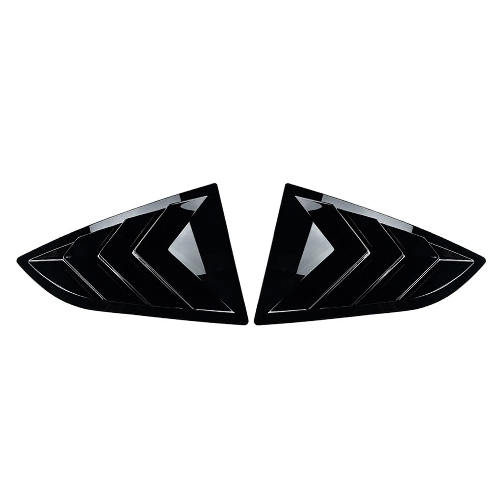 Glossy Black Rear Shutter Window Louver Cover For Subaru BRZ 2022-2024