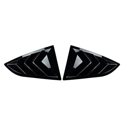 Glossy Black Rear Shutter Window Louver Cover For Subaru BRZ 2022-2024