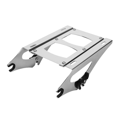 Two Up Chrome Pack Luggage Rack Fit For Harley Touring Road Glide 14-Up 19