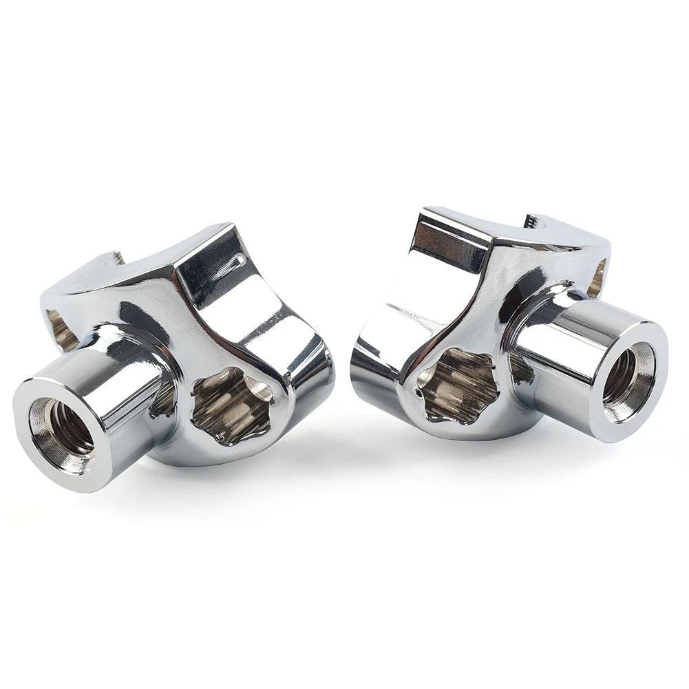 1.7 Tall Handlebar Risers For Harley-Davidson Dyna For Harley Street bob Chrome