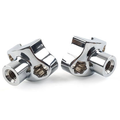 1.7 Tall Handlebar Risers For Harley-Davidson Dyna For Harley Street bob Chrome