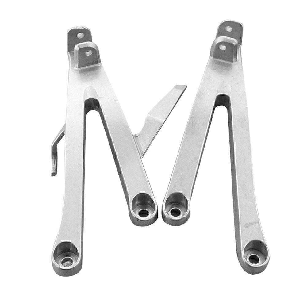 1 Set Passenger Pedals Pegs Rear Footrests Brackets for Honda CBR600RR 2007-2023