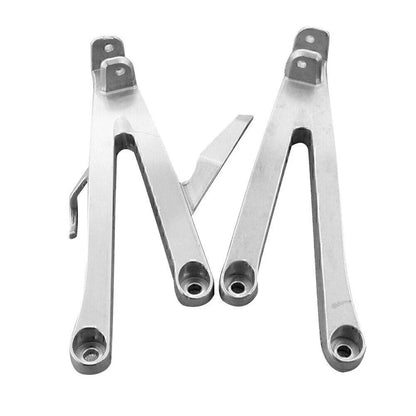 1 Set Passenger Pedals Pegs Rear Footrests Brackets for Honda CBR600RR 2007-2023