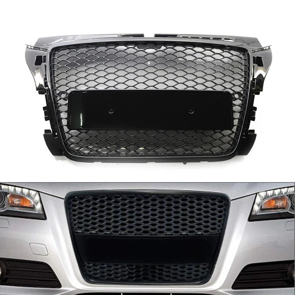 US Front Bumper Radiator Grille Mesh Grill For Audi A3 S3 8P 2008-2012