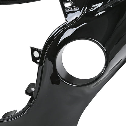Front Outer Fairing &Headlight Bezel For Indian Chieftain Dark Horse 16-18 Black
