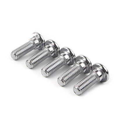 5x M8x25mm x 1.25 Steel Bolts Ti Hex Socket Disc Brake Rotor Screws Fasteners US