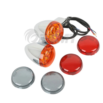Rear Turn Signals Lights Indicators For Harley Sportster XL883 1200 1992-up