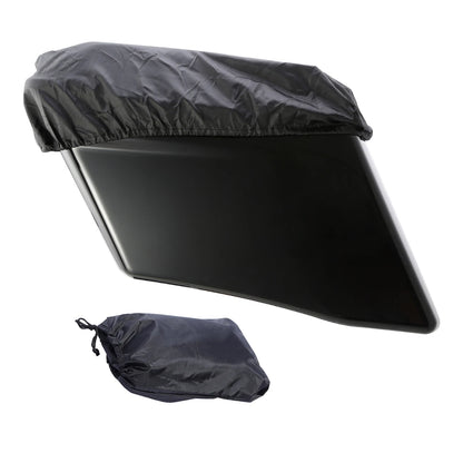 Vivid Black 4" Extended Hard Saddlebags Fit For Harley Touring Models 2014-Up US