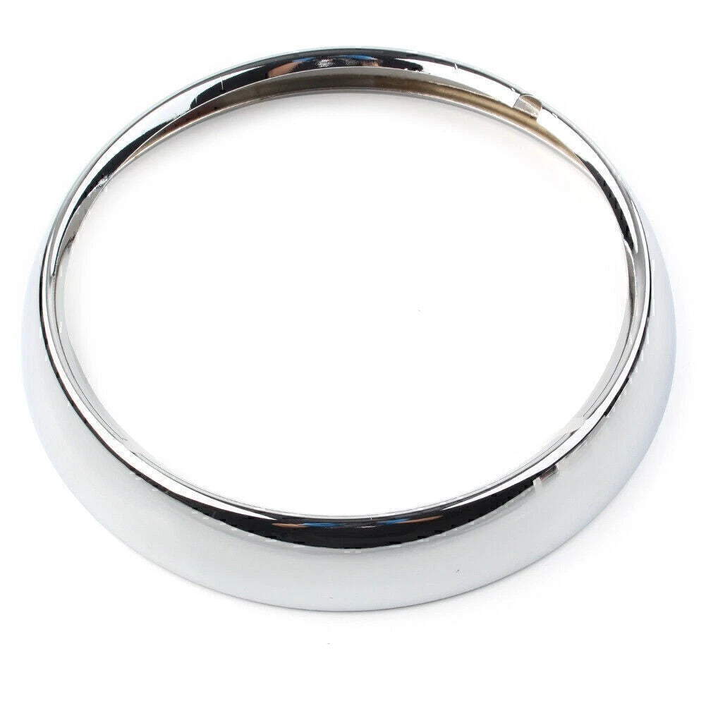 1 Pcs 7" Chrome Head Light Headlamp Trim Ring Cover Fit Harley Touring Road King