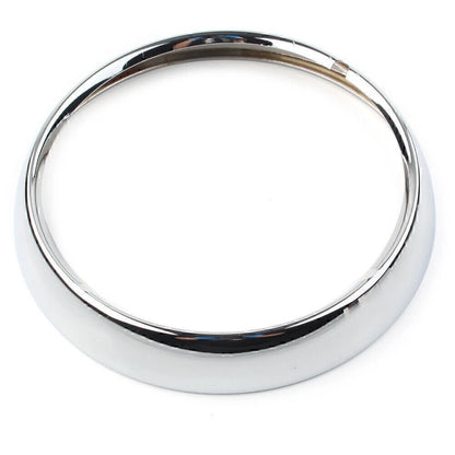 1 Pcs 7" Chrome Head Light Headlamp Trim Ring Cover Fit Harley Touring Road King
