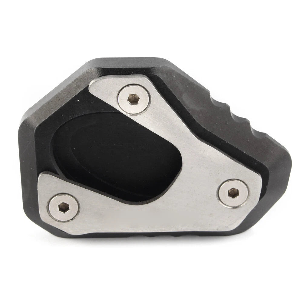 Side Kickstand Stand Extension Plate Pad For Kawasaki Z900 Z900RS 2017-23 Black