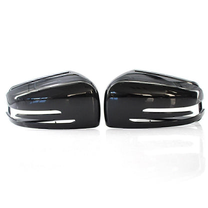 2pcs  Rearview Mirror Covers For Mercedes Benz A B C E S Class W204 W212 W218