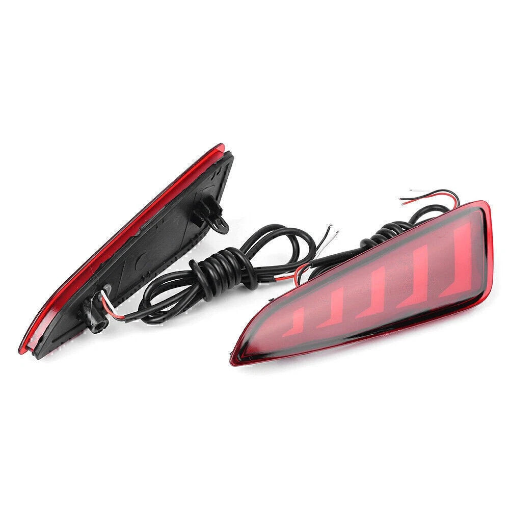 Car LED Rear Bumper Lamps Fog Brake Tail Lights For Toyota CHR 2016-2022 Pair