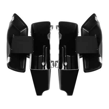 Stretched Hard Saddlebags LED Rear Fender System For Harley Electra Glide 93-08