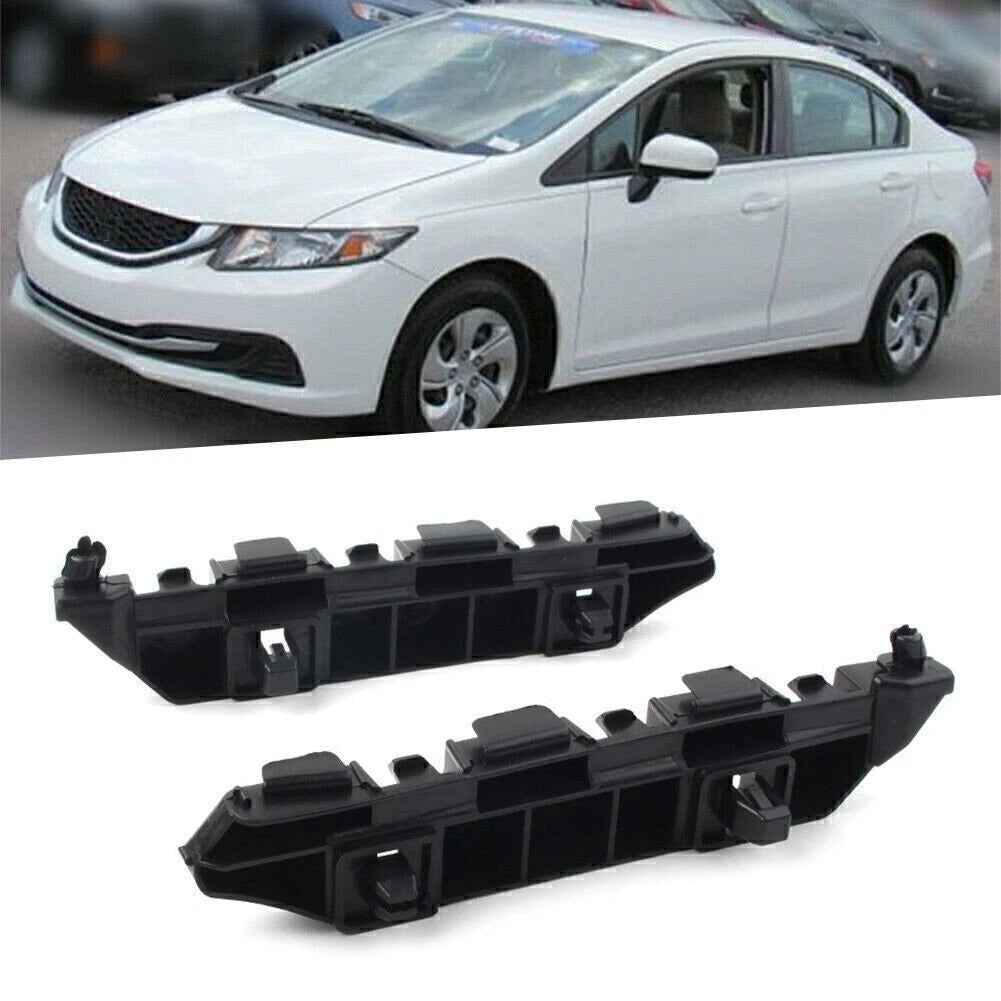 For CIVIC Sedan 2012 2013 2014 2015 Bumper Bracket Front 2PC Beam Mount Support