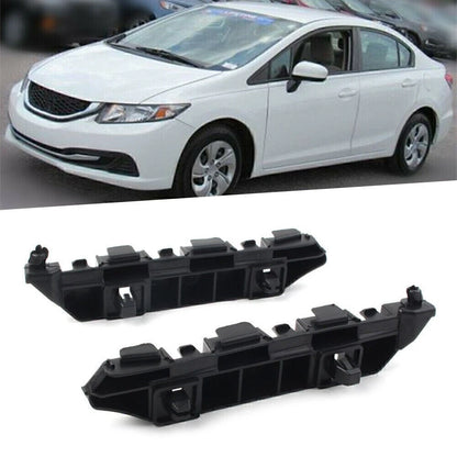 For CIVIC Sedan 2012 2013 2014 2015 Bumper Bracket Front 2PC Beam Mount Support