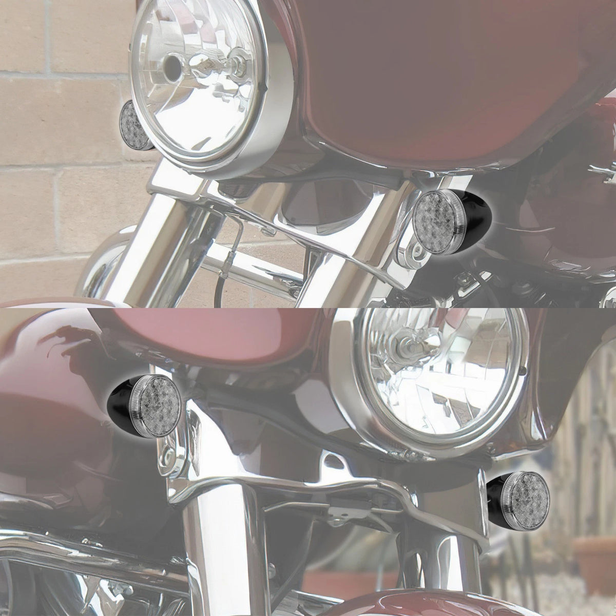 Rear Turn Signal Lights Fit For Harley Touring Electra Street Glide 2009-2024 US