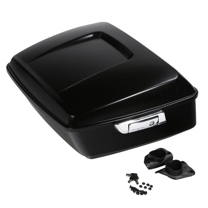 King Trunk Backrest Pad Mount Fit For Harley Touring Glide 2014-Up