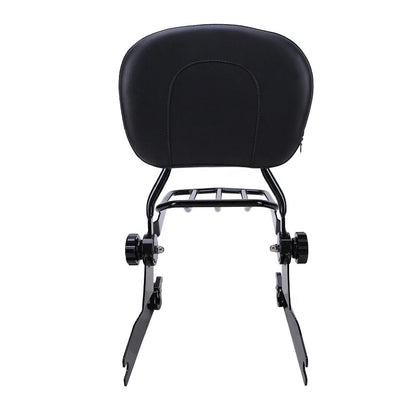 Quick Detachable Sissy Bar Passenger Backrest & Luggage Rack for Harley Softail