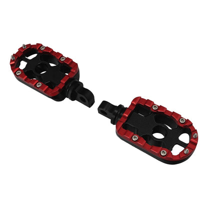 10mm Passenger Foot Pegs Footrest Fit For Harley Touring Street Road Glide King
