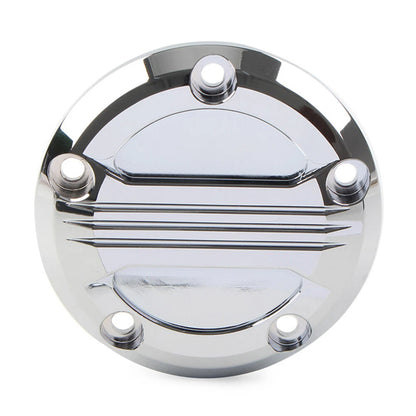 For Harley Twin Cam 99-17 Touring Electra Glide Timing Point Cover 5Holes Chrome