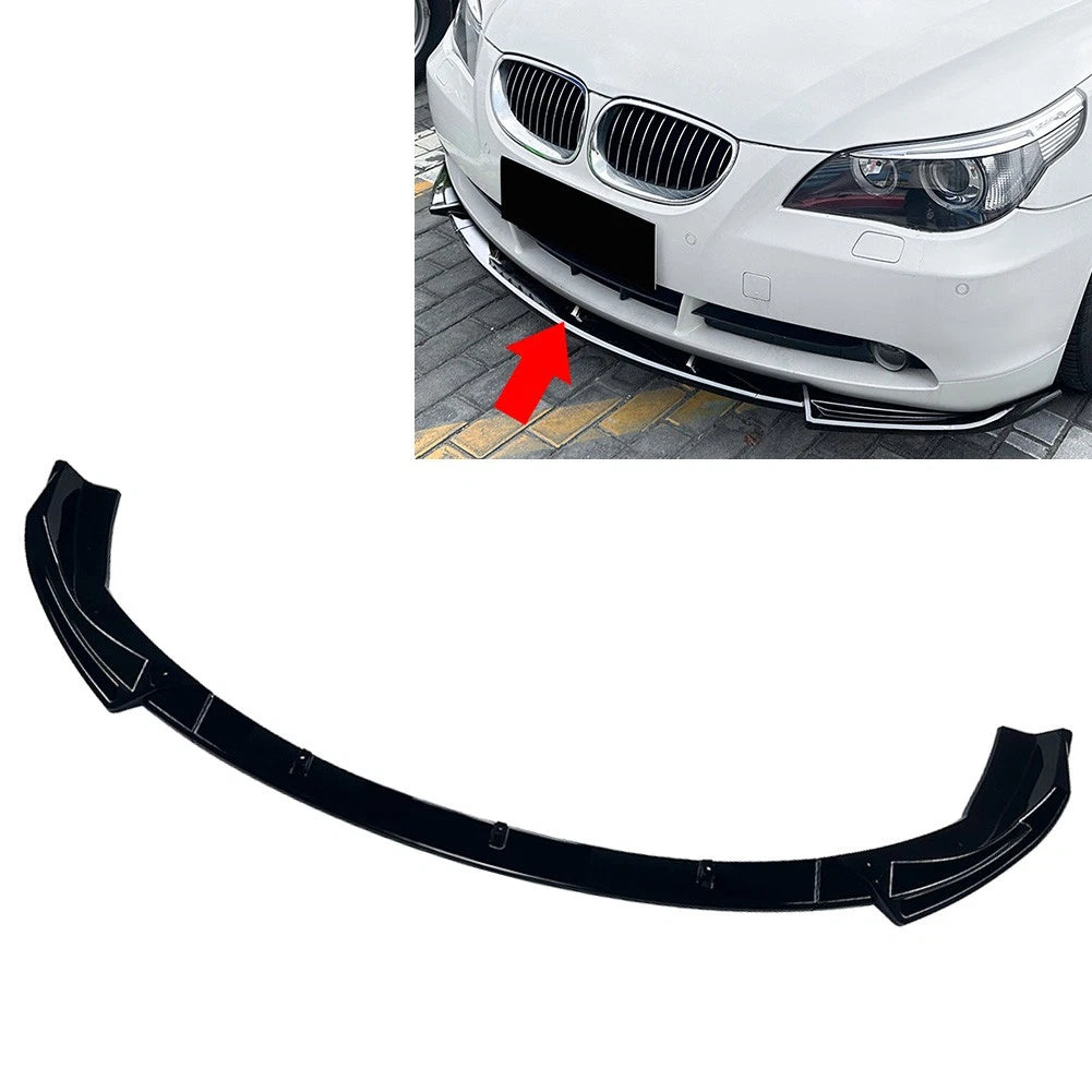 Front Bumper Lip Spoiler Splitter Body Kit For BMW 5 Series E60 E61 2004-07