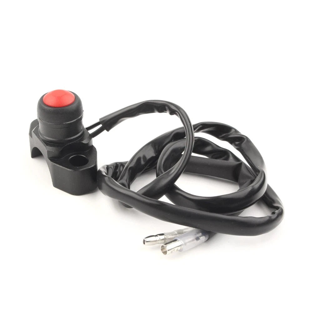 Universal CNC Engine Stop Start Kill Switch Button for Most Dirt Bike Quad ATV