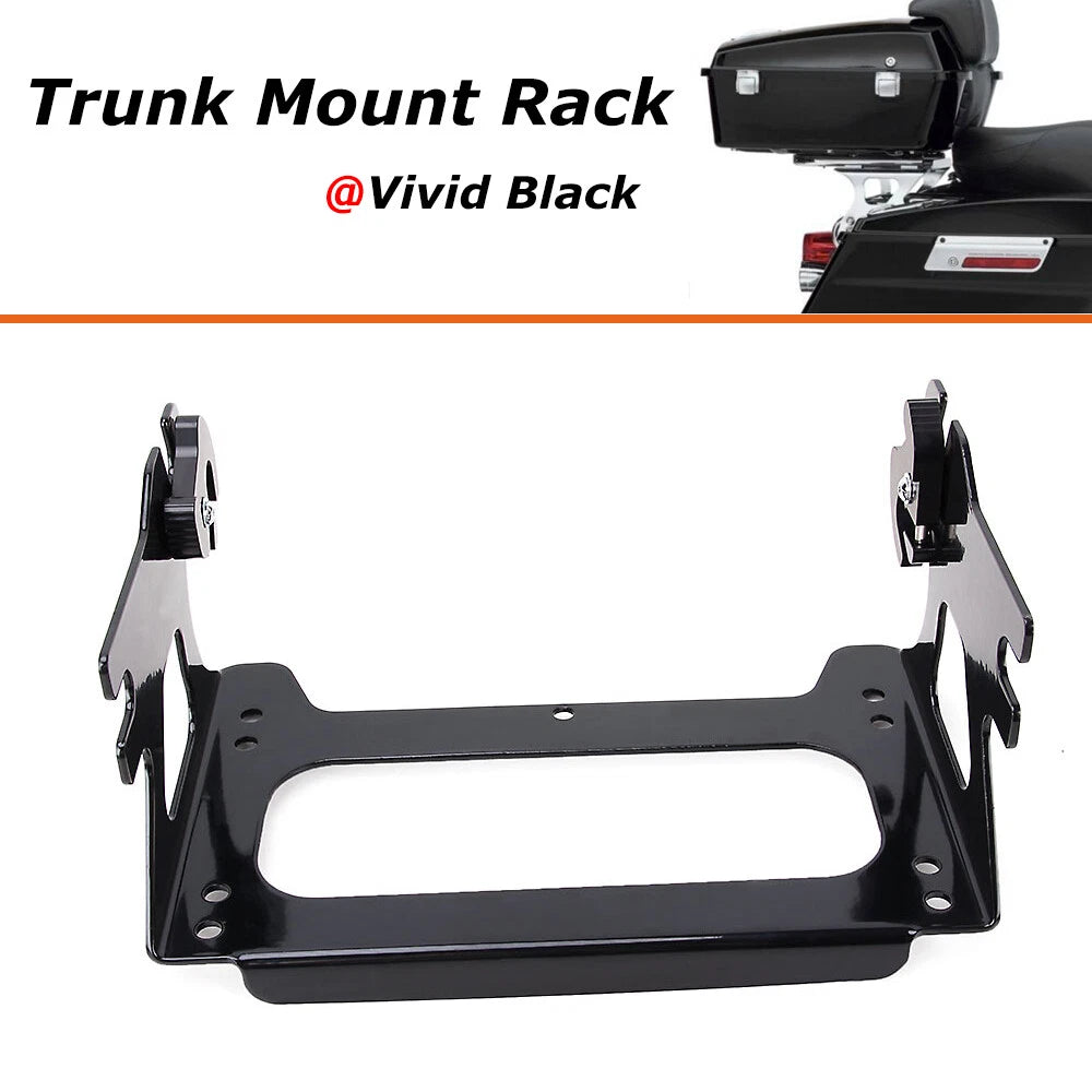 Detachable Two-up Tour Pack Pack Mount Rack Kits For Harley FLHR FLTR 1997-2008
