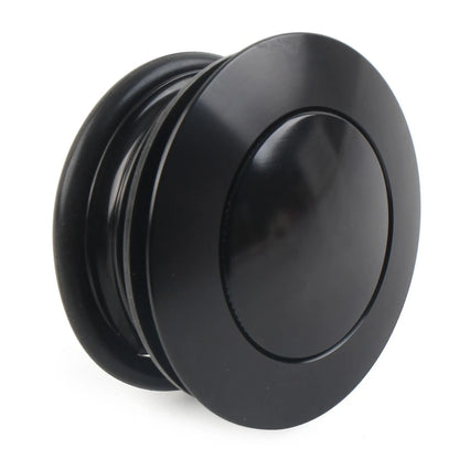 Black Motorcycle Left Hand Thread Fuel Tank Gas Cap Cover For Harley 1982-2017