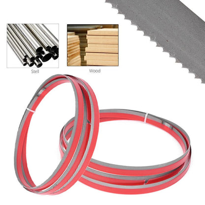 2PCS 64-1/2" x 1/2" x 14tpi M42 Bi-metal Band Saw Blades for Cutting Metal