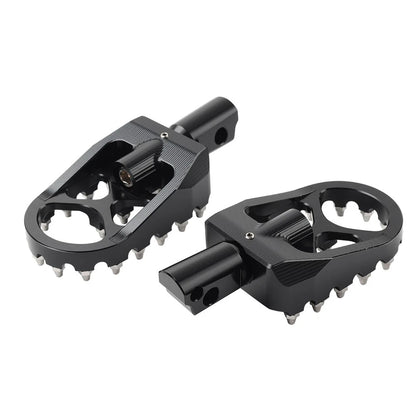 Rear Black  FootPeg Passenger Pedal For Harley FXBB FXLR FXLRS FXLRST FXST FLSB
