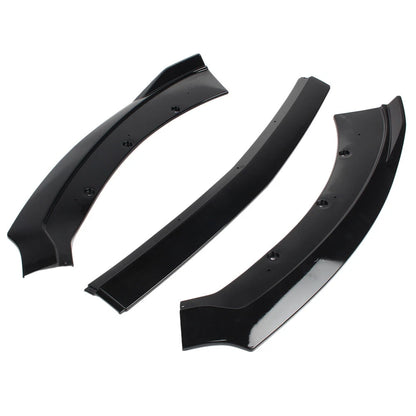 Front Bumper Lip Chin Spoiler Wing Body Kit Black For Ford Mustang 2015-2017