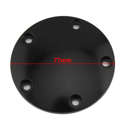Black Domed Timing Points Cover for Harley Twin Cam Softail Dyna Touring 1999-17