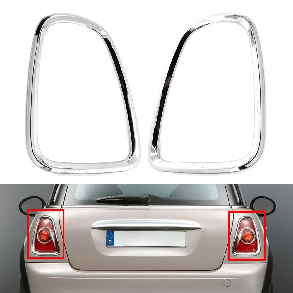 1 Pair Tail Light Bezel Cover TrimFor BMW Mini CooperR55R56 R57 R58 R59