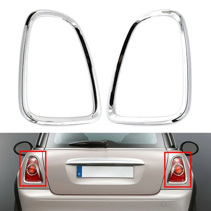 1 Pair Tail Light Bezel Cover TrimFor BMW Mini CooperR55R56 R57 R58 R59