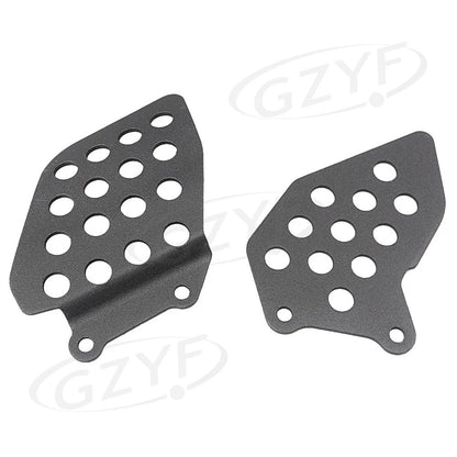 Front Rider Foot Pegs Footrest Bracket Black For Honda CBR600RR 2003 2004 - 2006