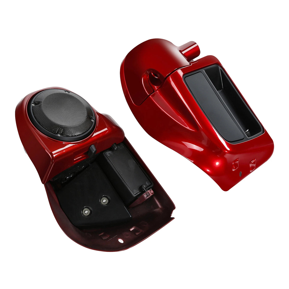 Vented Lower Fairing & Speaker Pod Fit For Harley Street Glide 14-24 Wicked Red